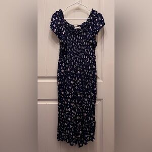 Floral print casual dress
